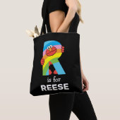 Tote Bag Elmo Alphabet | R arc-en-ciel (De près)