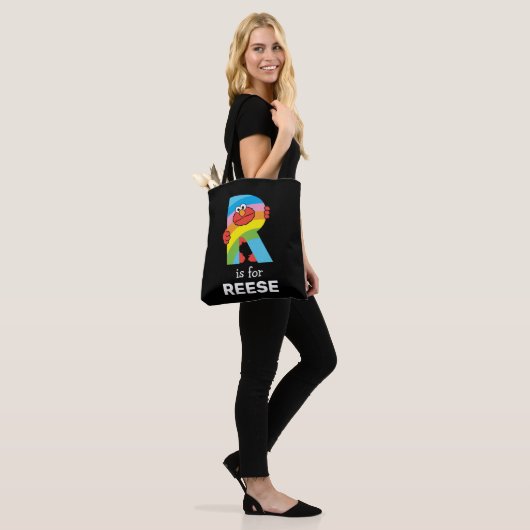 Tote Bag Elmo Alphabet | R arc-en-ciel (Sur le modèle)