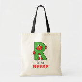 Tote Bag Elmo Alphabet | R Vert (Devant)