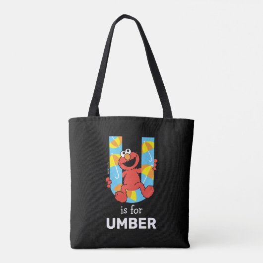 Tote Bag Elmo Alphabet | U Parapluie (Dos)