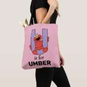 Tote Bag Elmo Alphabet | U violet (De près)