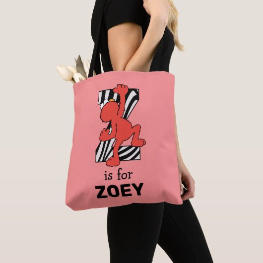Tote Bag Elmo Alphabet | Z Zebra (De près)