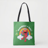 Tote Bag Elmo | Arc en arc-en-ciel shamrock 'n' (Devant)