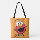 Tote Bag Elmo - Boo ! | Ajouter Votre Nom (Dos)