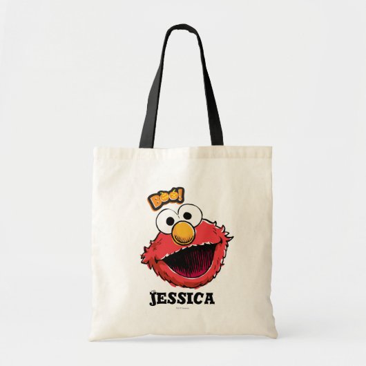 Tote Bag Elmo - Boo ! | Ajouter Votre Nom (Devant)