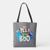 Tote Bag Elmo, Cookie & Grover| Peek-a-Boo (Dos)