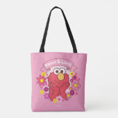 Tote Bag Elmo | Paix et amour (Dos)