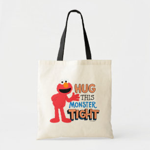 Tote Bag Elmo Serre ce monstre très fort