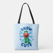 Tote Bag Elmo Snow Cute (Dos)