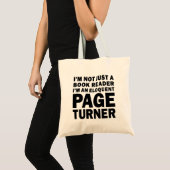 Tote Bag Eloquent Page Turner Bookish Lover (Devant (produit))