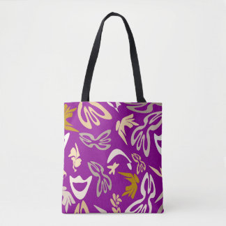 Tote Bag Elves, Butterflies and Masks 6