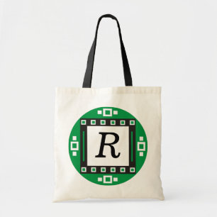 Tote Bag Emballages décorés d'un monogramme