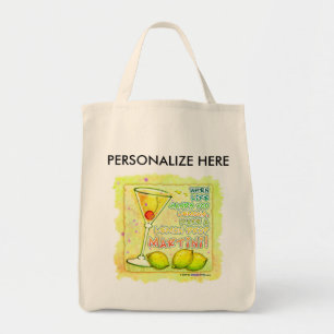 Tote Bag Emballages, épicerie - baisse de citron Martini