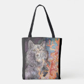 Tote Bag Ember Eyes Wolf Fourre-tout (Dos)