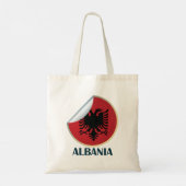 Tote Bag Emblème d'aigle à tête double en Albanie (Dos)