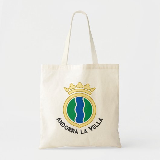 Tote Bag Emblème d'Andorre-la-Vieille (Devant)