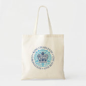 Tote Bag Emblème de couronnement du roi Charles III, souven (Devant)