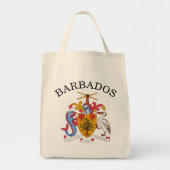 Tote Bag emblème de la barbade (Devant)