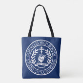 Tote Bag Emblème de logo de la Californie de lycée de (Dos)