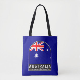 Tote Bag Emblème du drapeau australien Vintage 