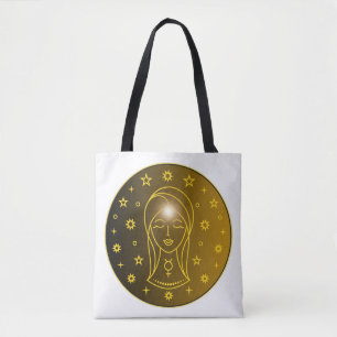 Tote Bag Emblème du Zodiaque Vierge Symbole Céleste Minim