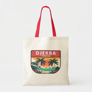 Tote Bag Emblème rétro de Djerba Tunisie