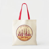 Tote Bag Emblème Skyline de New York (Devant)