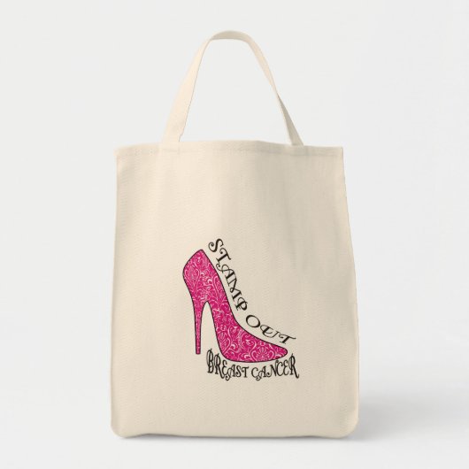 Tote Bag Emboutissez le cancer du sein (Devant)