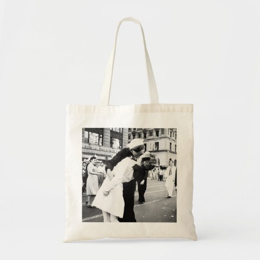 Tote Bag Embrassant la guerre au revoir (Devant)