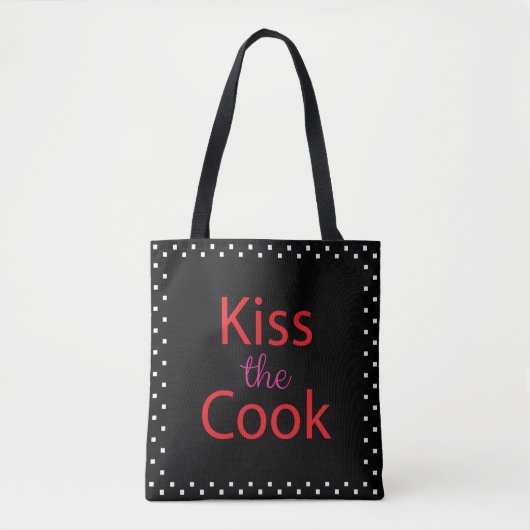 Tote Bag Embrasse Le Cuisinier (Devant)