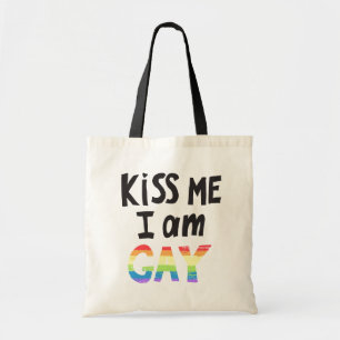 Tote Bag Embrasse-moi je suis gay