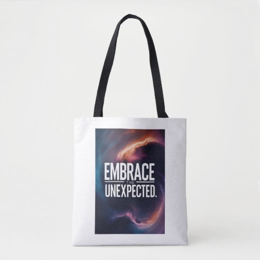Tote Bag Embrasser l'inattendu (Devant)