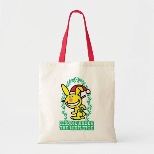 Tote Bag Embrassez-moi sous le gui (Devant)