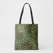 Tote Bag Emerald et Gold Safari Series Design 8 (Devant)