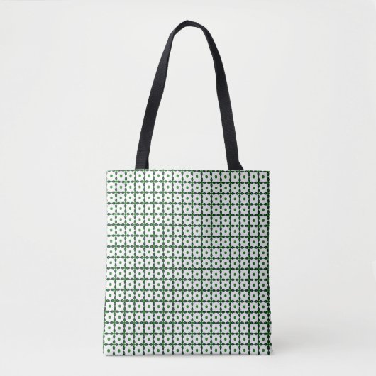 Tote Bag Emerald Gemstone Art, vert (Devant)