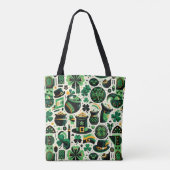 Tote Bag Emerald Isle Charme : Pat de la Saint Patrick sans (Dos)
