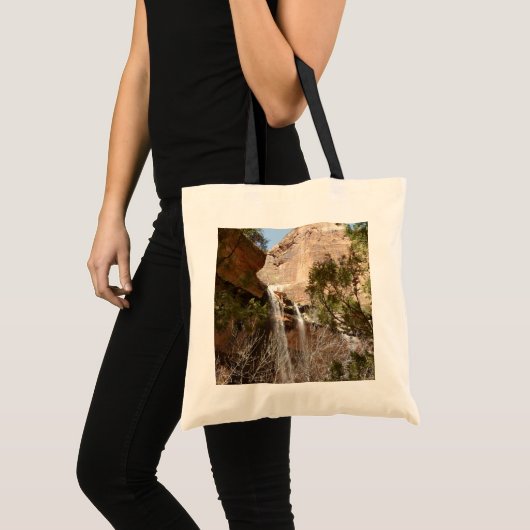 Tote Bag Emerald Pool Falls I du parc national Zion (Devant (produit))