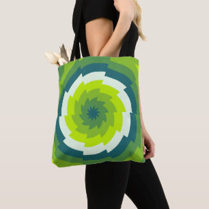 Tote Bag Emerald Whirl