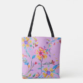 Tote Bag Émeute fleur sauvage (Dos)
