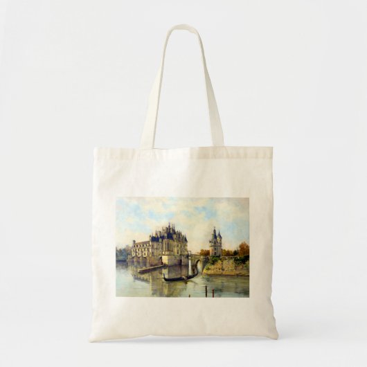 Tote Bag Emmanuel Lansyer Château de Chenonceau (Devant)