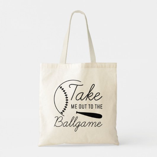 Tote Bag Emmène-Moi Au Ballgame (Dos)