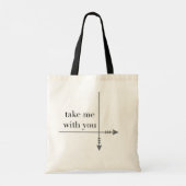 Tote Bag Emmène-moi avec toi (Dos)