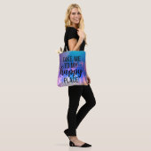 Tote Bag Emmenez-Moi À Mon Happy Place Boho Beach & Palm Tr (Sur le modèle)