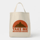 Tote Bag Emmenez-moi VTT (Dos)