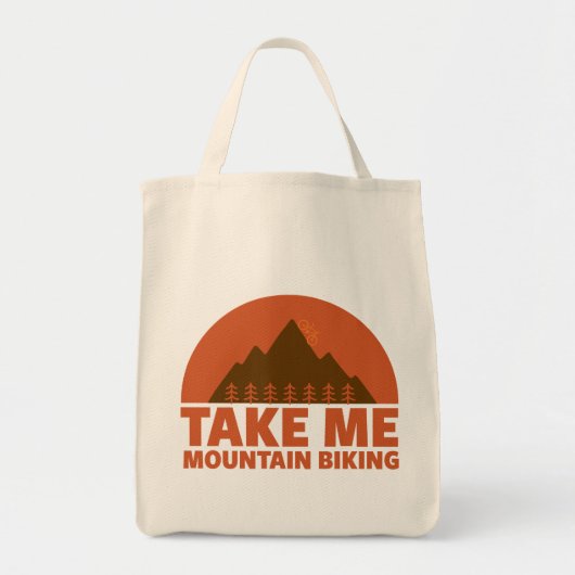 Tote Bag Emmenez-moi VTT (Devant)