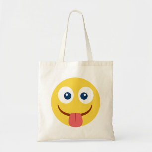 Tote Bag Emoji de langue coincée