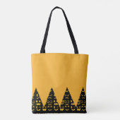 Tote Bag Émoticône citrouille (Dos)