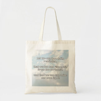 Tote Bag Empath Shine Positive Encouragement Citation