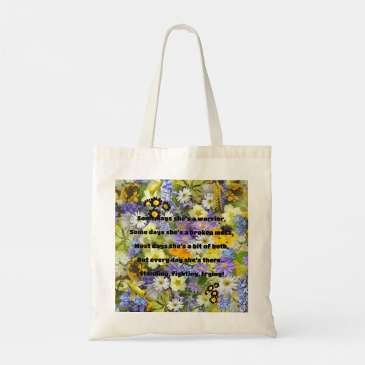 Tote Bag Empath Strength Positive Citation Encouragement (Dos)