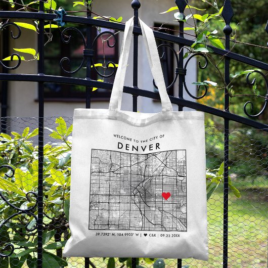 Tote Bag Emplacement de l'amour de Denver | Accueil du Mari